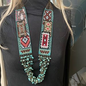 Native Indian necklace in vintage
